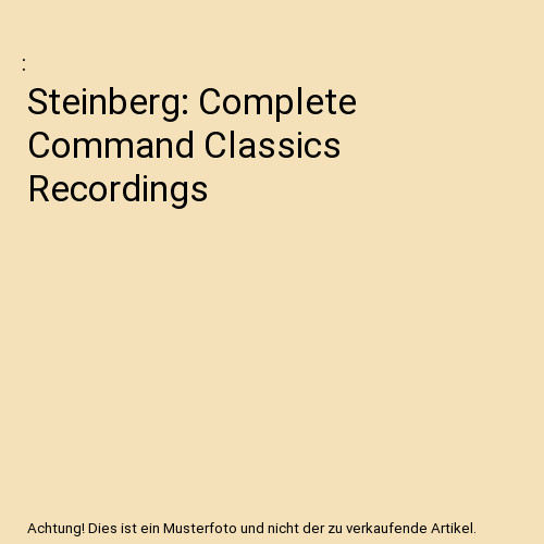 Steinberg complete command - steinberg:,