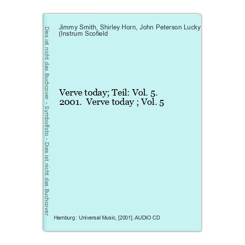 Verve today teil vol 5 - teil:, vol.